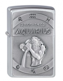 Zippo Zodiac Aquarius Emblem